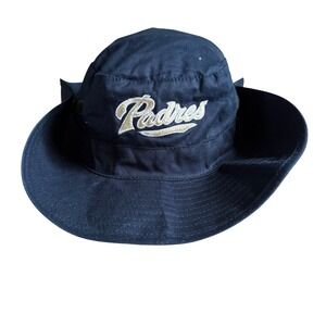 San Diego Padres Bucket Boonie Hat Toyota Blue Floppy One Size Snap Sides